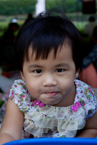 用于儿童主题 t 亚洲可爱可爱的小女孩张可爱的脸