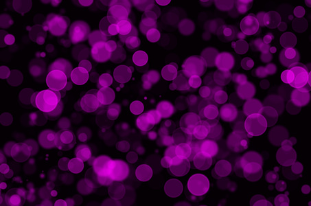 紫色背景的散景灯