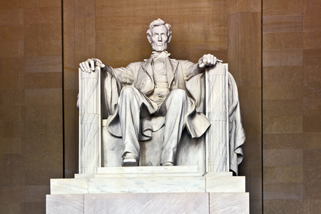 在华盛顿的林肯纪念堂