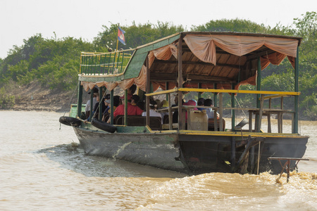柬埔寨。河 tonselap