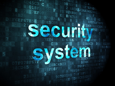 安全概念 数字背景安全系统