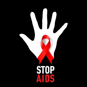 消灭艾滋病标志