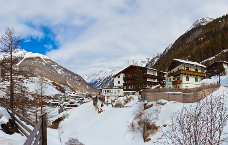 高山滑雪度假村 solden 奥地利