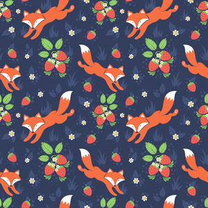 狐狸和野草莓无缝模式