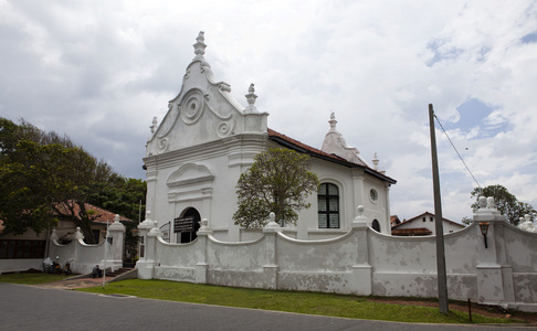 在斯里兰卡南部加勒堡格鲁柯克 荷兰归正教会voc