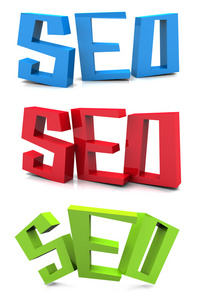 3d seo 社交媒体图标