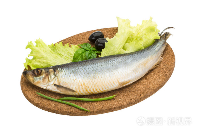 盐渍的鲱鱼