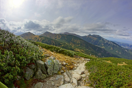 波兰上塔特拉山山崩地貌景观图片