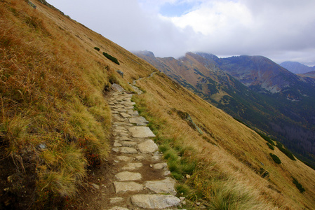 波兰上塔特拉山山崩地貌景观图片