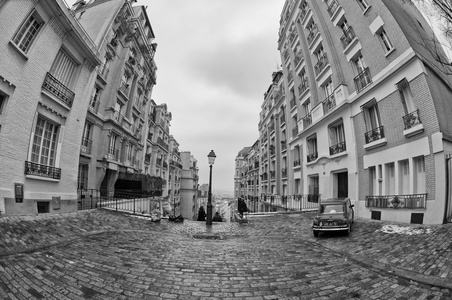 vista de Montmartre de Paris巴黎蒙马特尔视图