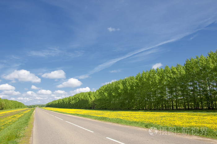 乡村路秋天道路