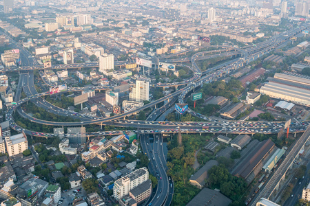 曼谷市容，曼谷泰国资本市的视图