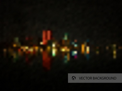 夜晚的城市背景图片