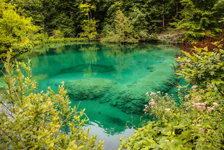 克罗地亚自然旅游背景十六湖