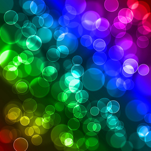 抽象色彩缤纷的泡沫