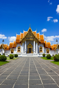 在曼谷的大理石寺