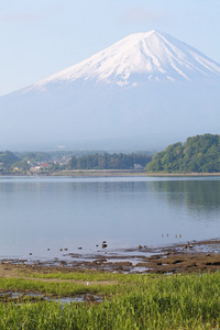 山富士和阿希湖