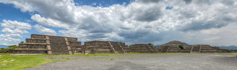 墨西哥特奥蒂瓦坎的金字塔