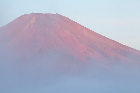 山富士在春天