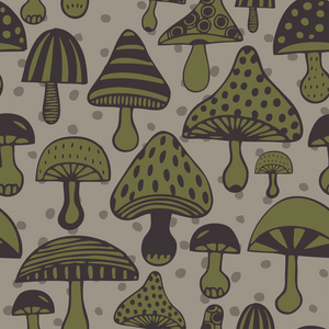 图案与装饰的蘑菇