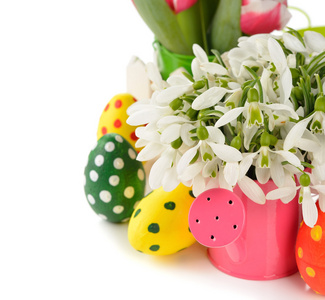 雪花莲和复活节彩蛋