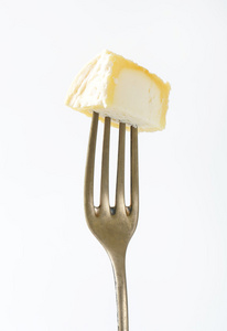 法国奶酪的叉子