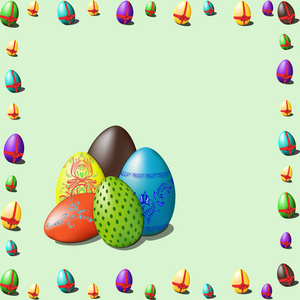 复活节彩蛋的帧