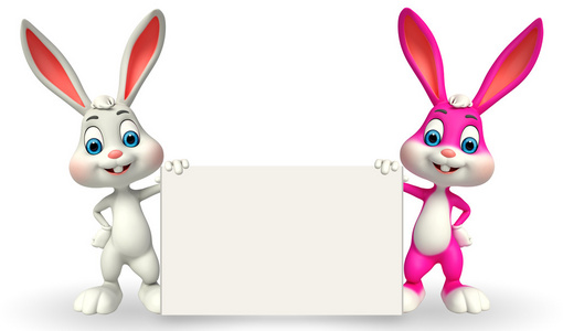 复活节兔子用卡