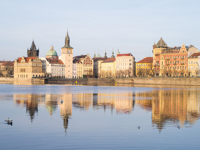 布拉格，捷克共和国的视图