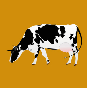 乳品 cow.sticker.vector