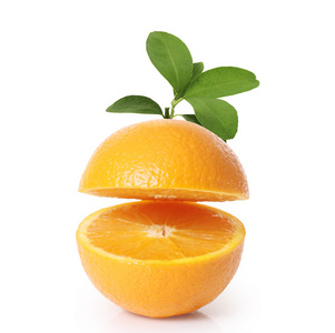 孤立的橙色水果