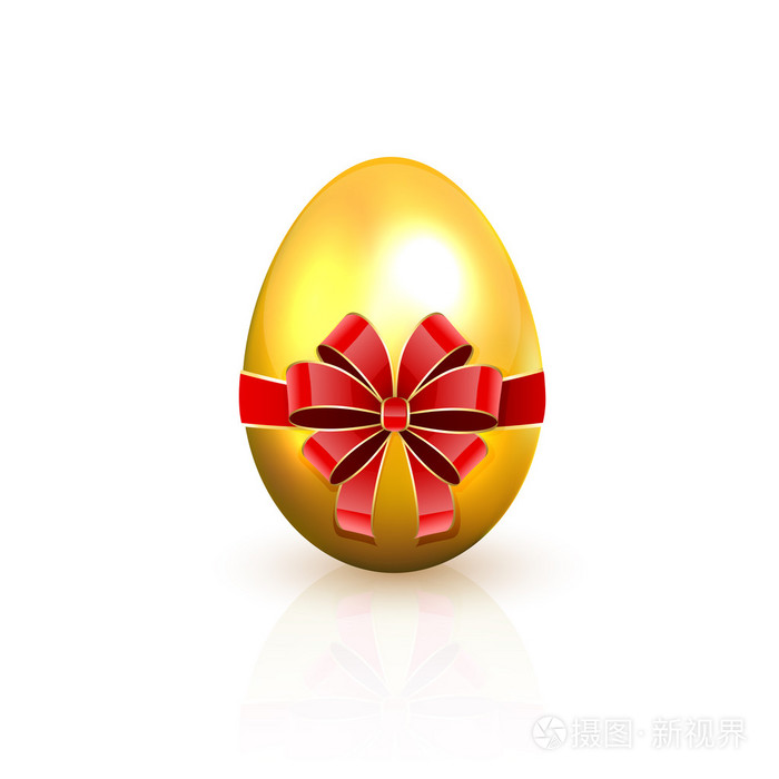 金蛋红色蝴蝶结