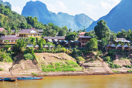 在老挝河图片