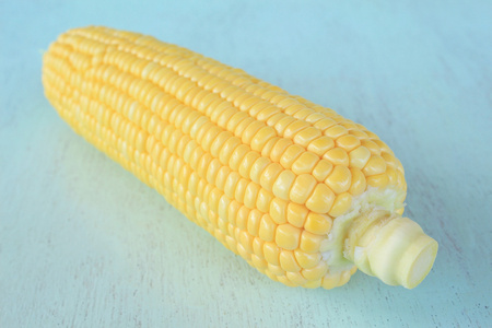 成熟的玉米的籽粒