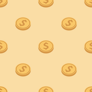 波普艺术黄金美元符号背景