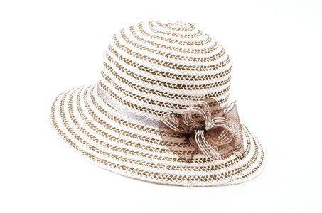 fond blanc de la plage hat isol