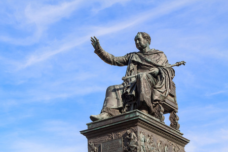 雕像的国王巴伐利亚的马克西米利安的约瑟夫