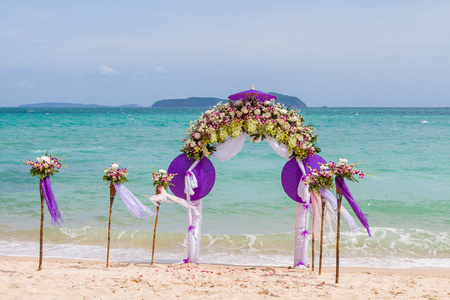 婚礼拱在普吉岛