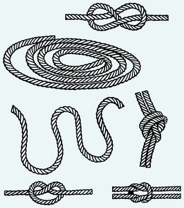 航海的绳子结图片