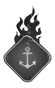 航海锚标志