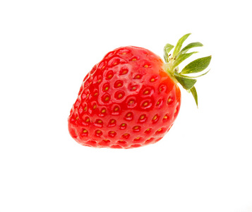 草莓浆果孤立在白色背景