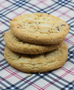 孤立在白色背景上的 cookie