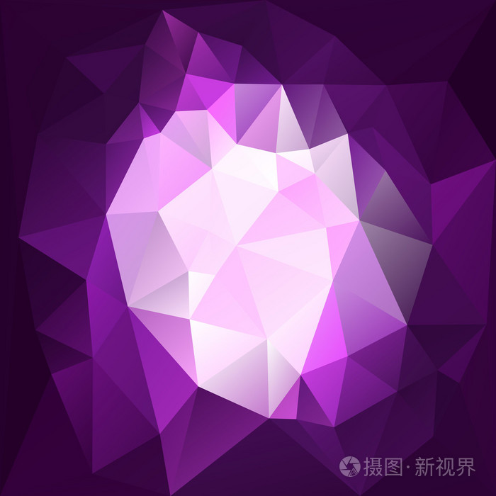 紫色菱形三角形背景