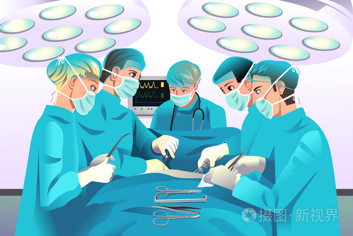 组外科医生做手术