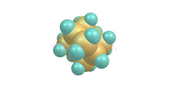 金刚烷白地上分离的金刚烷分子模型照片