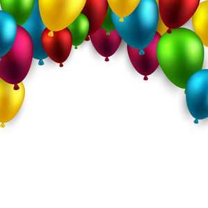 庆祝用气球拱背景