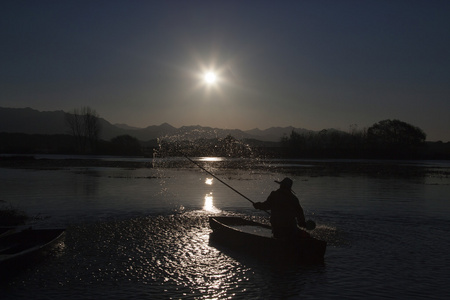 渔夫在牛浦沼沼泽 changyeong