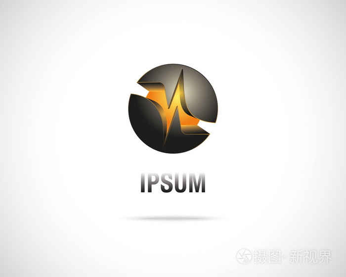 抽象矢量 logo 设计模板插画-正版商用图片1fycxr-摄