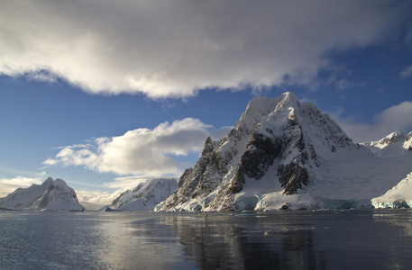 斯科特南极半岛中部山区