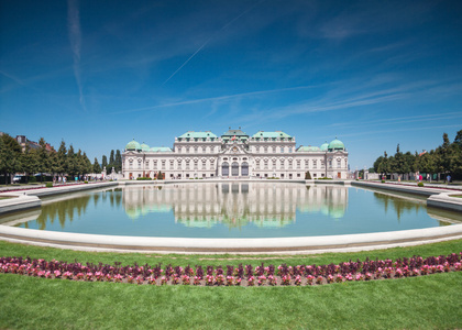 丽城城堡在维也纳图片